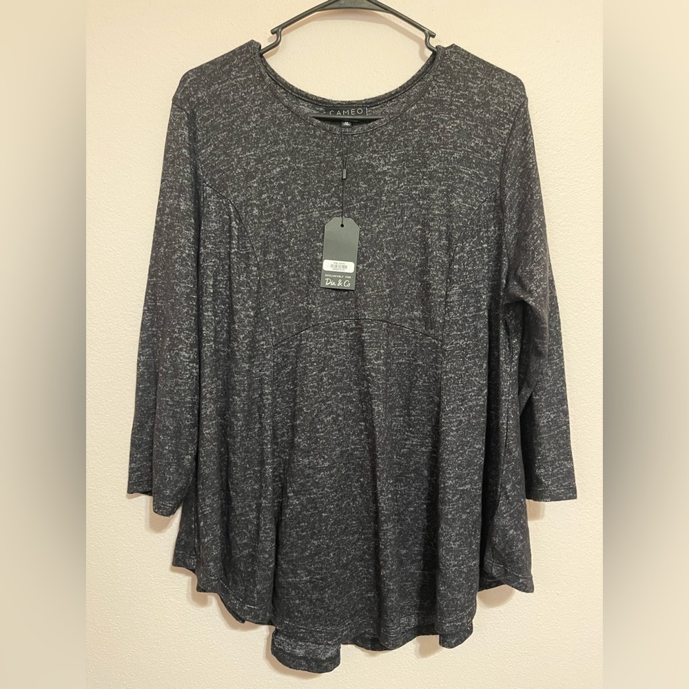 Cameo Dia & Có Charcoal Heather Top